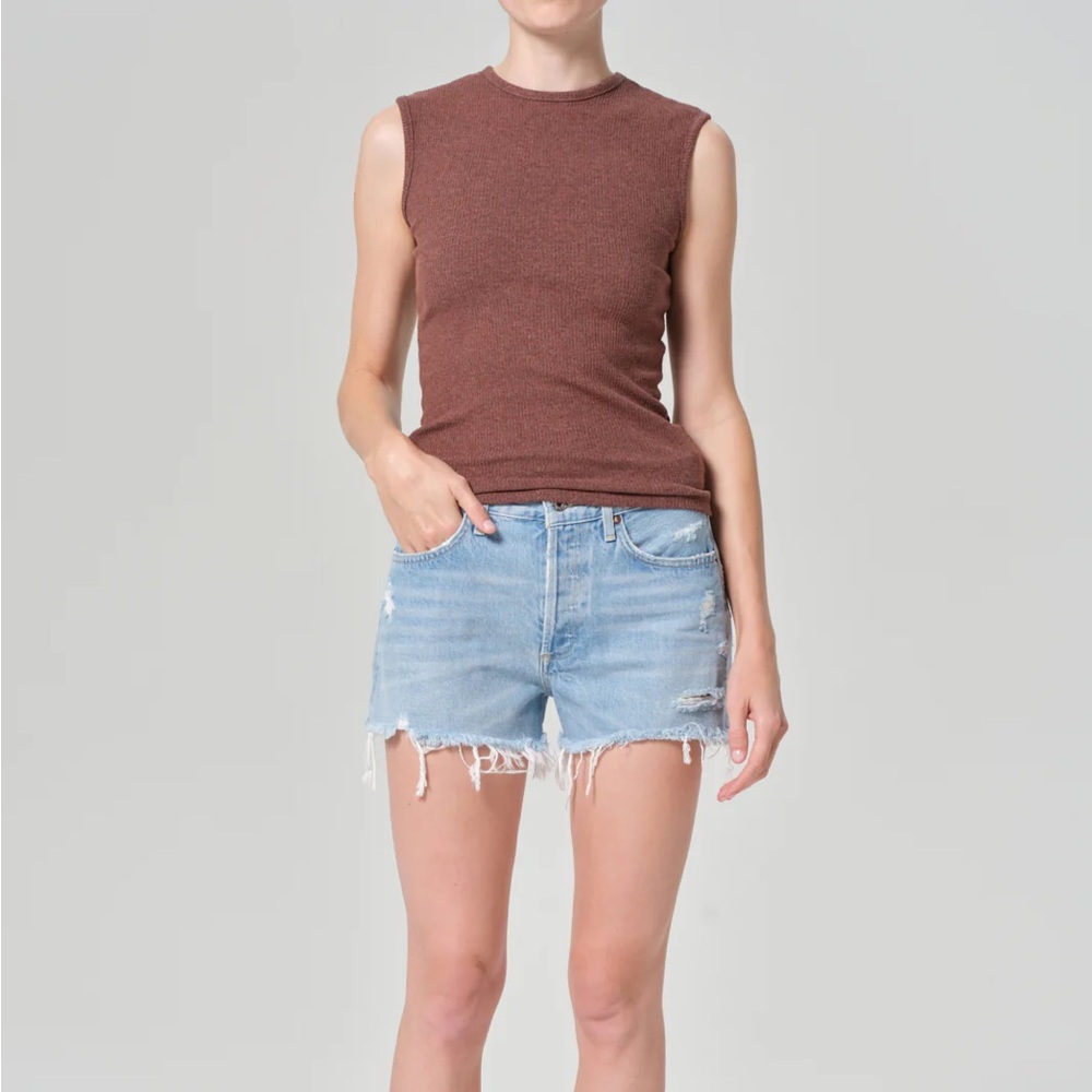 AGOLDE Parker Vintage Cutoff Shorts - Swap Meet Wash - Size 23